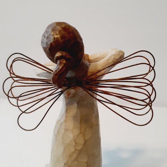 Vintage Willow Tree Figurine Angel of Happiness Sue Lordi Demdaco - Picture 8 of 8